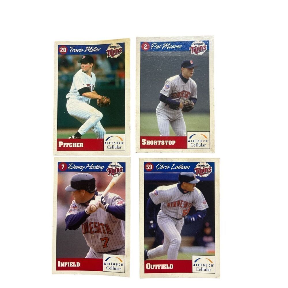 Minnesota Twins magnets from Airtouch Cellular Latham, Hocking, Miller and Meare